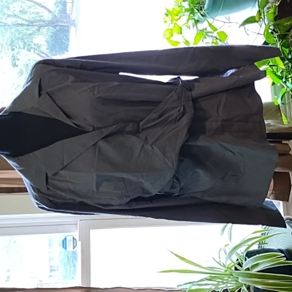 NY&Co. Belted Long Sleeve Shirt